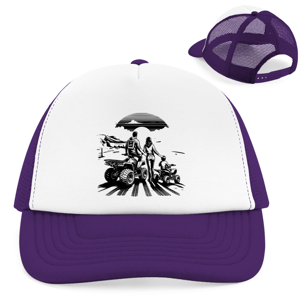 Retro Trucker Cap Quad Familie