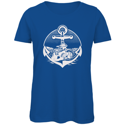 Damen Premium Bio T-Shirt Quad Anker