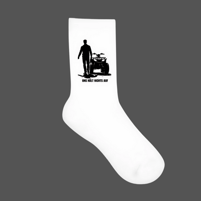 Socks cotton quad pair