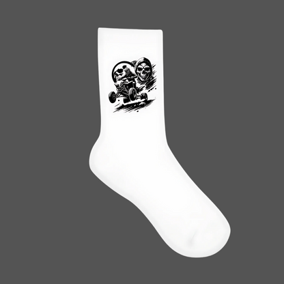 Cotton socks skull