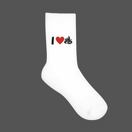 Socken Baumwolle I Love Quad