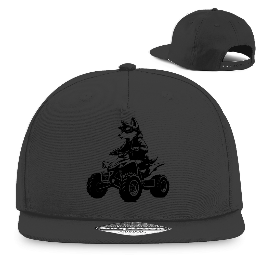 Snapback rapper cap quad fox