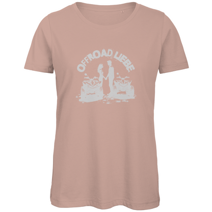 T-shirt bio premium pour femme, motif Quad Offroad Love