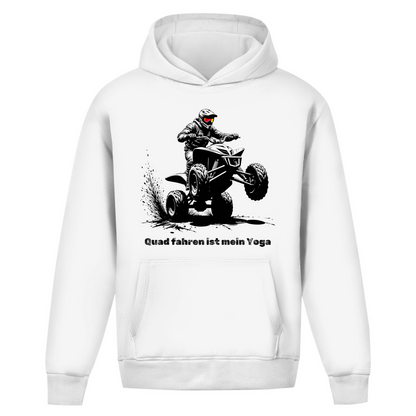 Oversize Hoodie Ohne Kordel Quad fahren ist mein Yoga