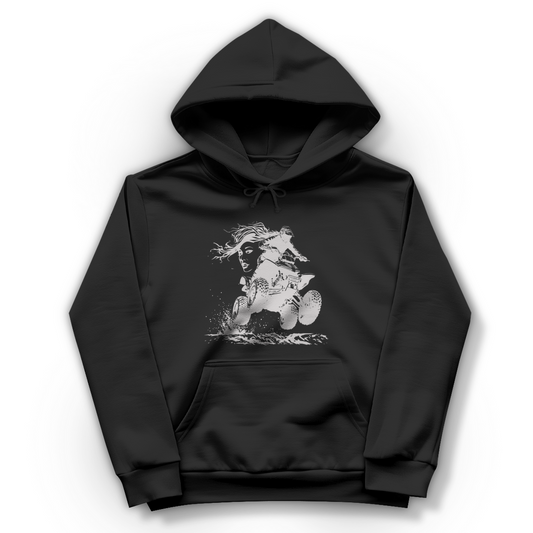 Damen Hoodie Quad FunLady