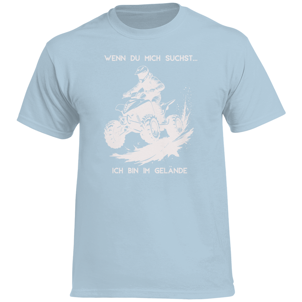 Herren Premium T-Shirt Quad Wenn du mich suchst