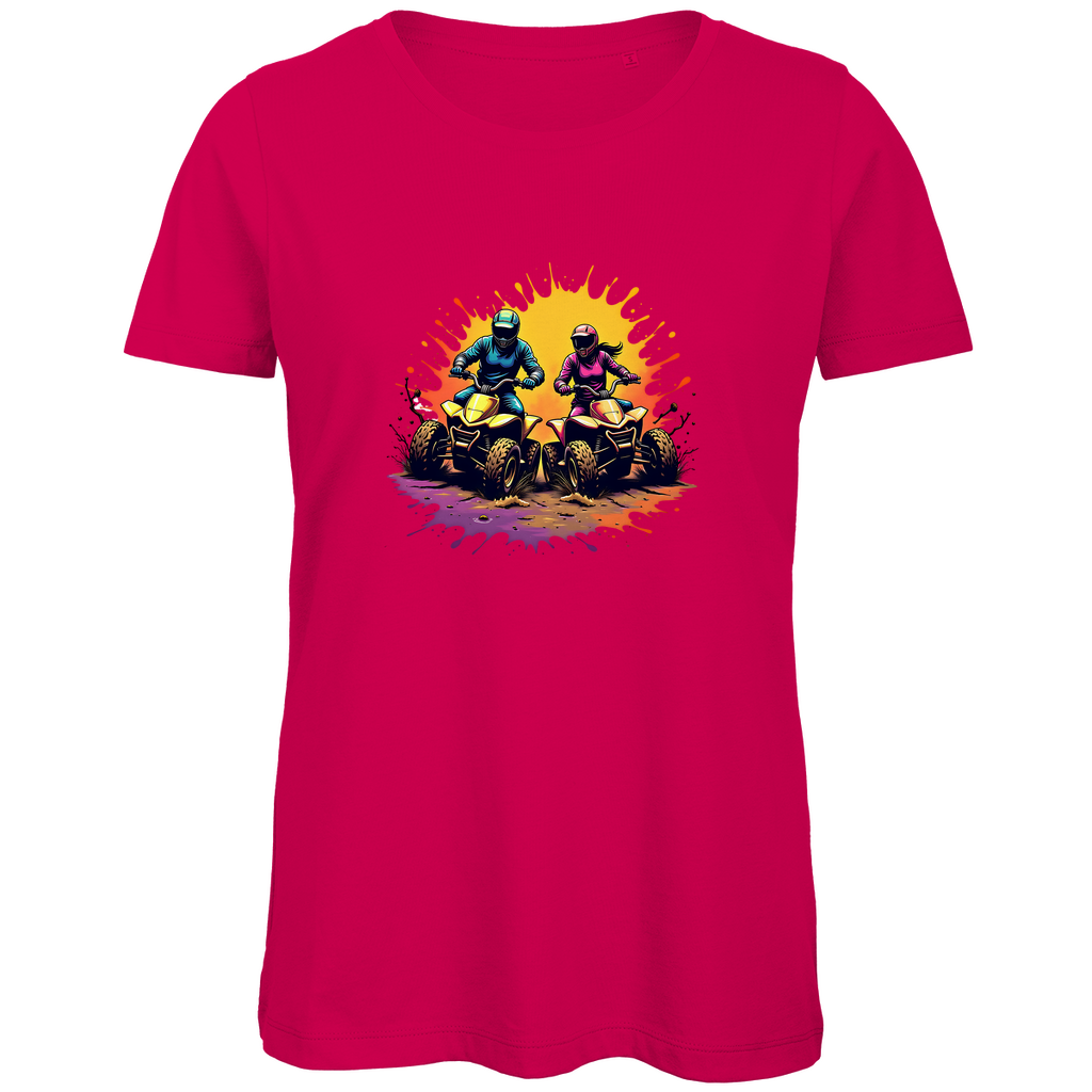 Damen Premium Bio T-Shirt Quad Offroad