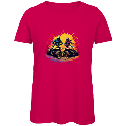 Damen Premium Bio T-Shirt Quad Offroad