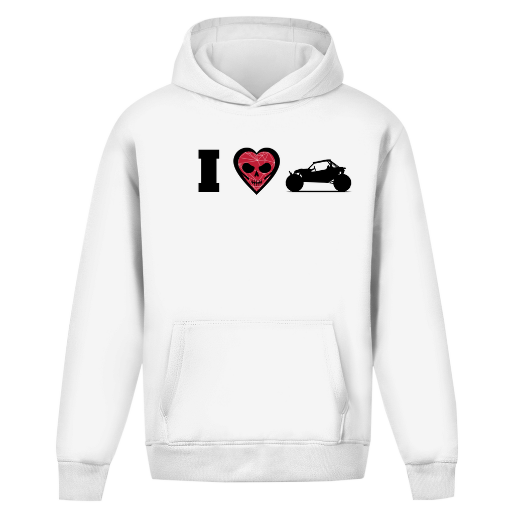 Oversize Hoodie Ohne Kordel I Love Buggy