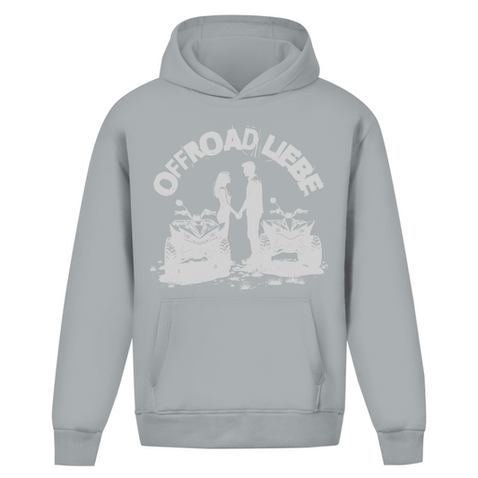 Sweat à capuche oversize sans cordon Quad Offroad Love