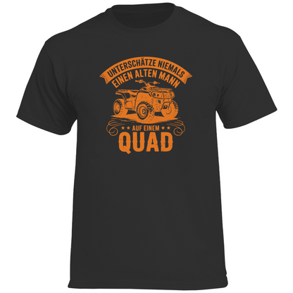 Herren Premium T-Shirt Unterschätze niemals einen alten Mann auf einem Quad