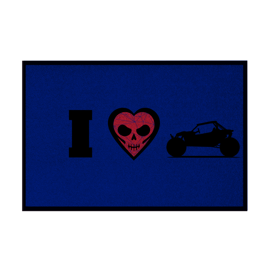 Fußmatte mit Gummirand I Love Buggy
