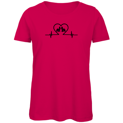 Damen Premium Bio T-Shirt Quad-Paar Duo mit Power