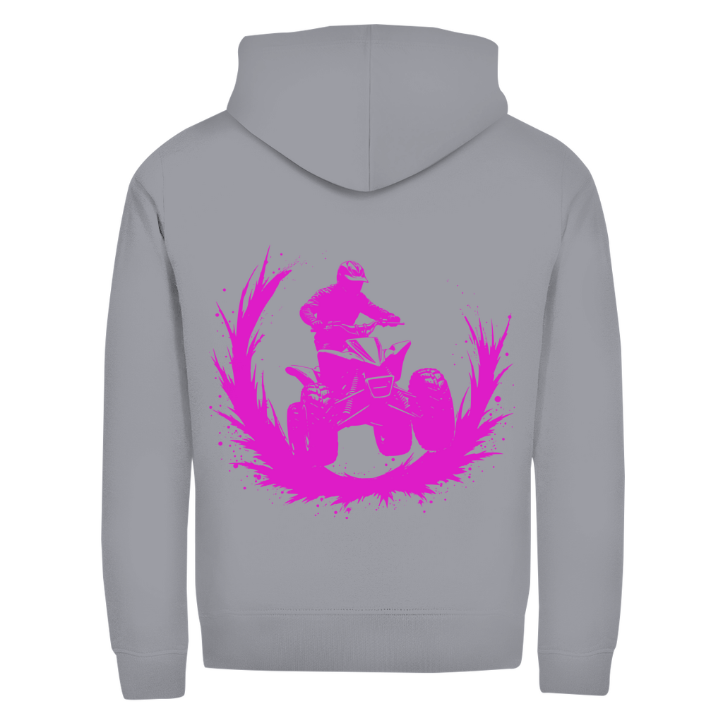 Unisex Zipper Hoodie Quad