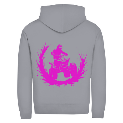 Unisex Zipper Hoodie Quad