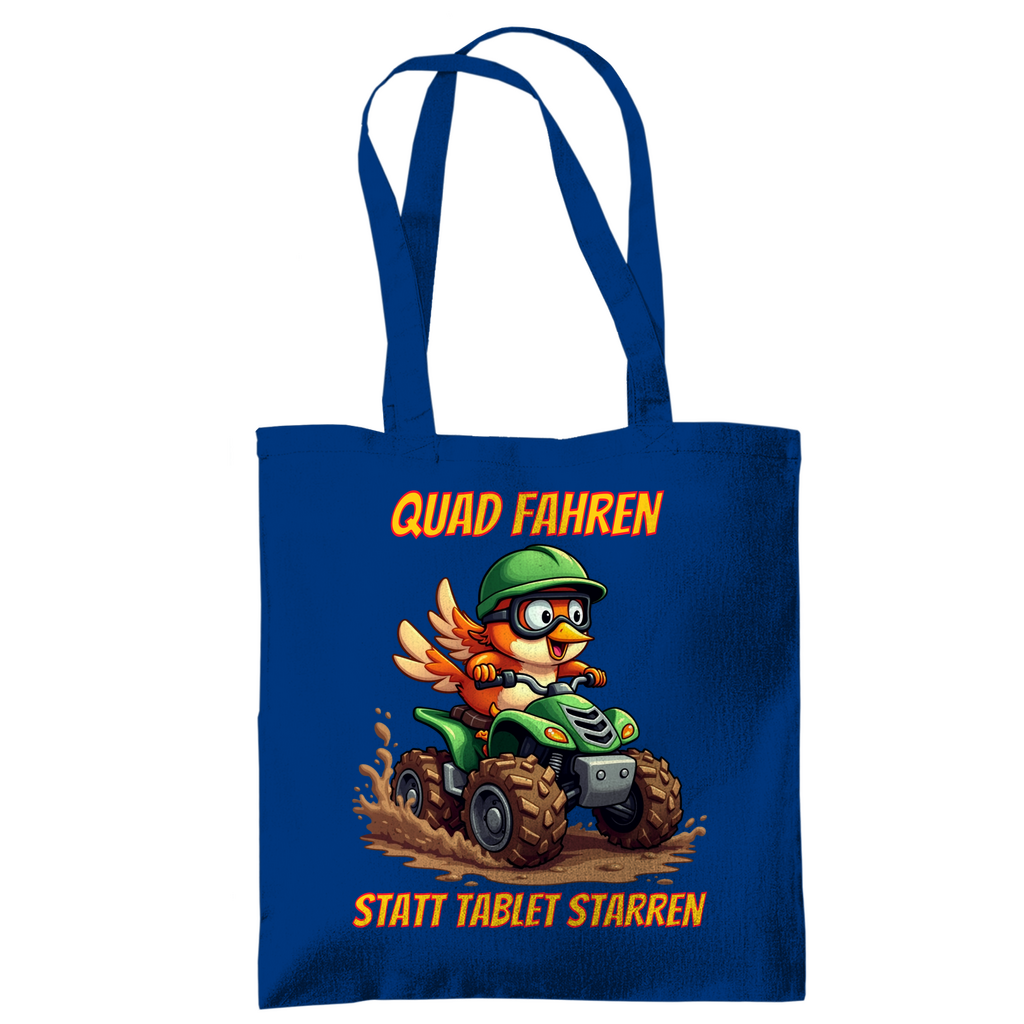 Tragetasche Quad fahren statt Tablet starren