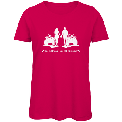 T-shirt bio premium pour femme Quad Duo avec Power