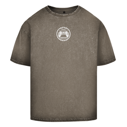 Oversize Washed T-Shirt Quad-Paar Duo mit Power