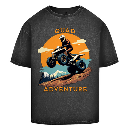 Oversize Washed T-Shirt Quad Adventure