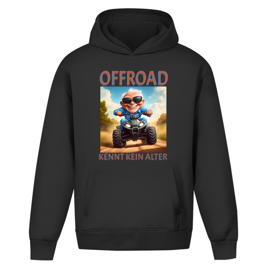 Oversize Hoodie Ohne Kordel Quad Offroad kennt kein Alter