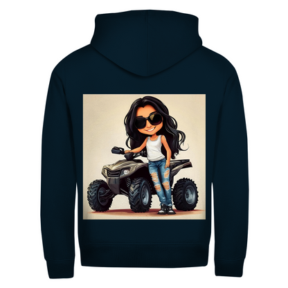 Unisex Zipper Hoodie QuadLady