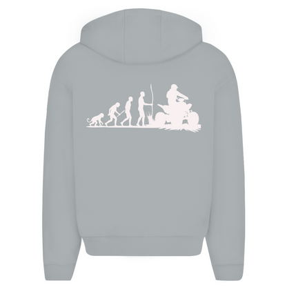 Oversized zipper hoodie Quad Evolution
