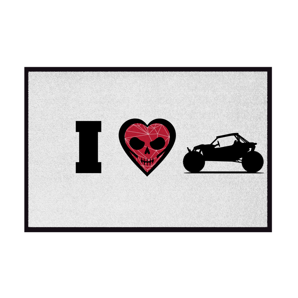 Fußmatte mit Gummirand I Love Buggy