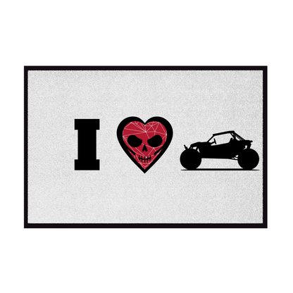Fußmatte mit Gummirand I Love Buggy