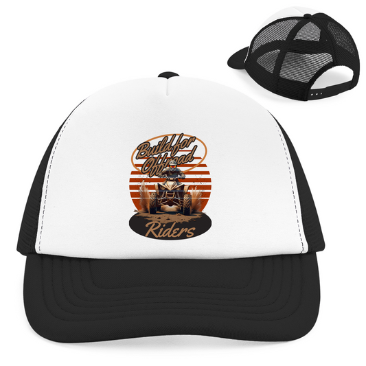 Casquette rétro Trucker Quad conçue pour les pilotes tout-terrain
