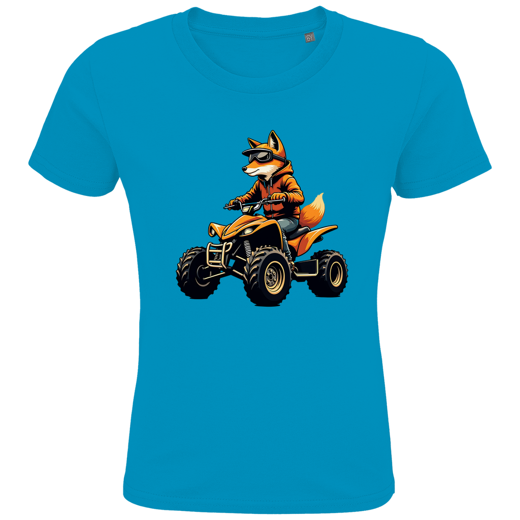 Kinder Premium Bio T-Shirt Quad Fuchs