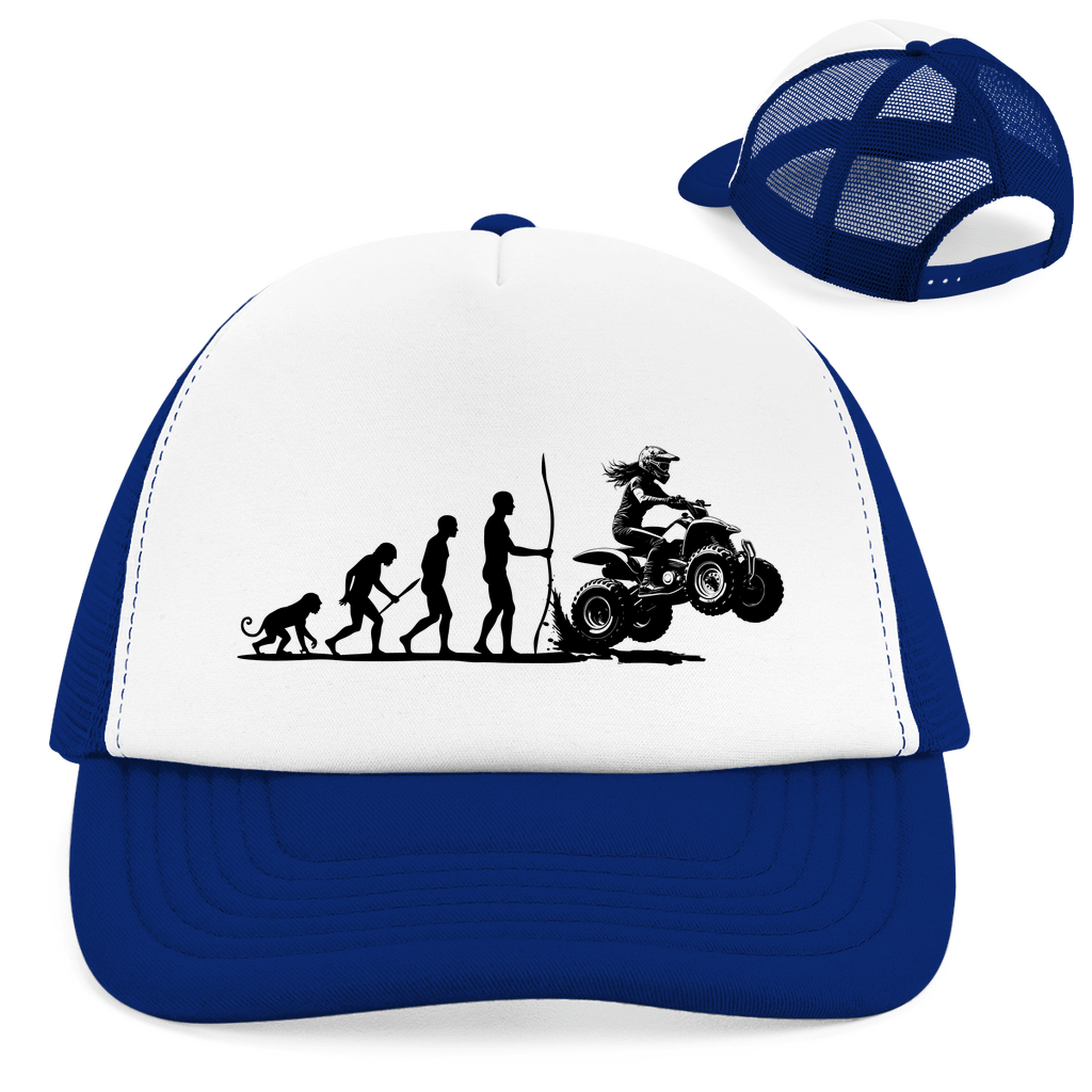 Retro Trucker Cap Quad Evolution
