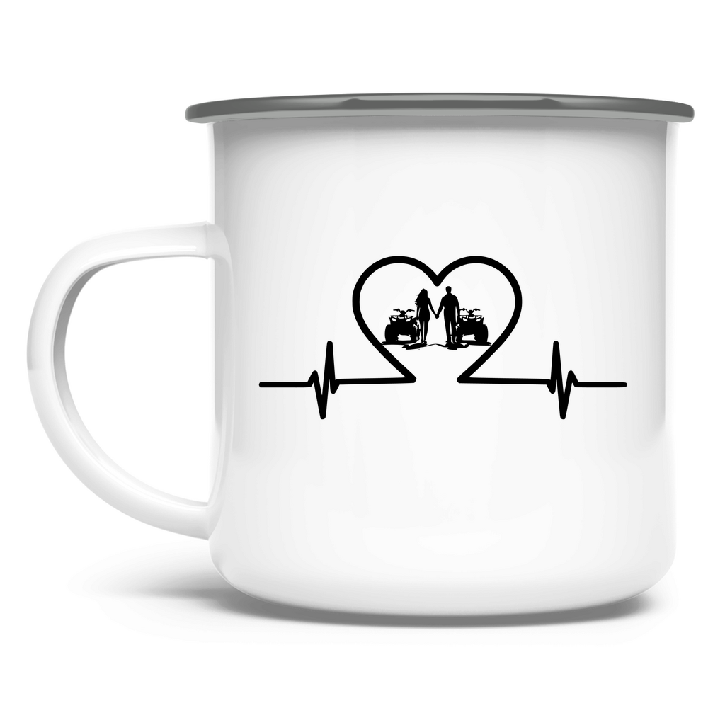 Enamel Mug Quad Herzline