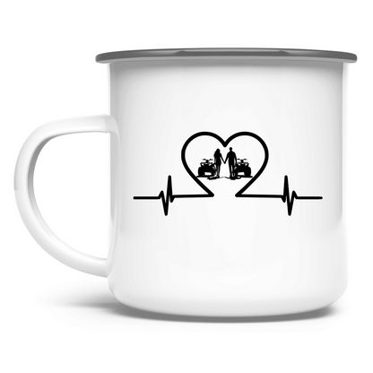 Enamel Mug Quad Herzline