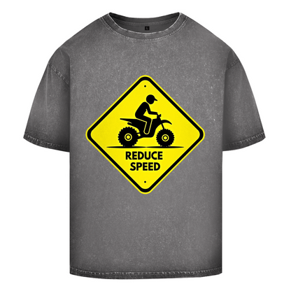 Oversize Washed T-Shirt Quad Reduce Speed