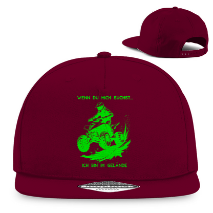 Snapback Rapper Cap Quad wenn du mich suchst