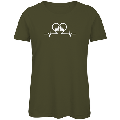 T-shirt bio premium pour femme Quad Couple Duo avec Power