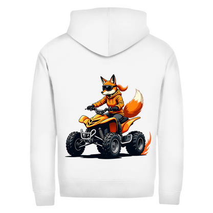 Unisex Zipper Hoodie Quad FuchsLady