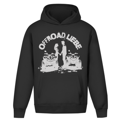 Sweat à capuche oversize sans cordon Quad Offroad Love