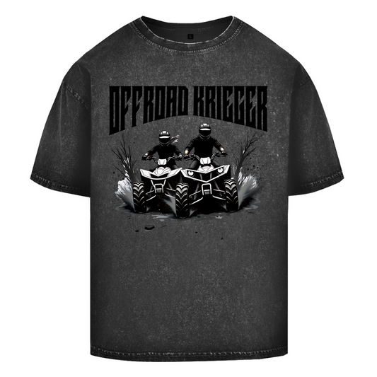T-shirt délavé oversize Quad Offroad Warrior