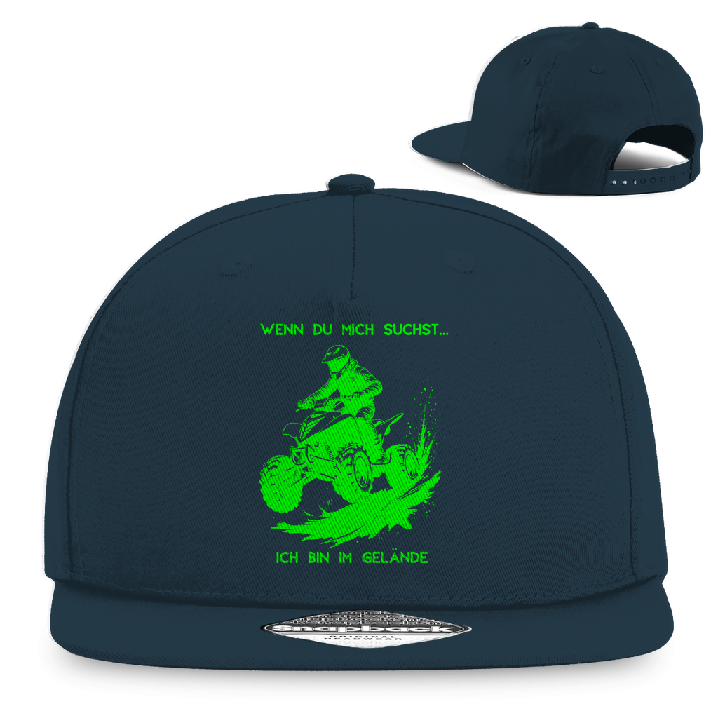 Snapback Rapper Cap Quad wenn du mich suchst