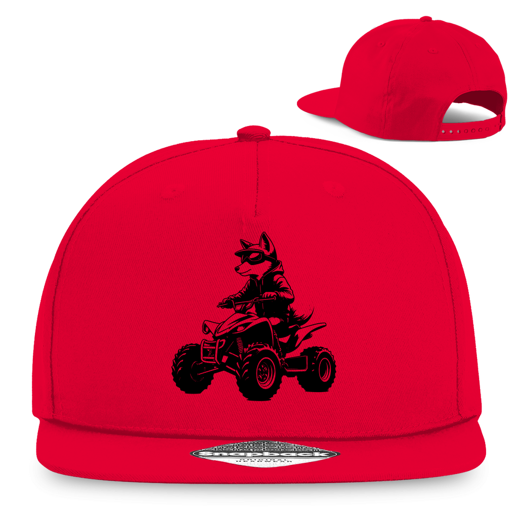 Snapback rapper cap quad fox
