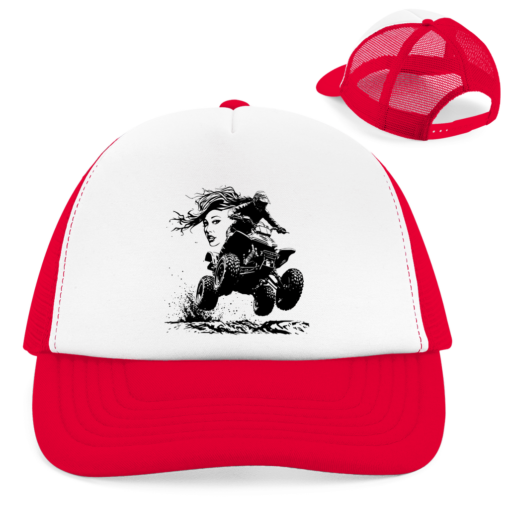 Retro Trucker Cap Quad FunLady