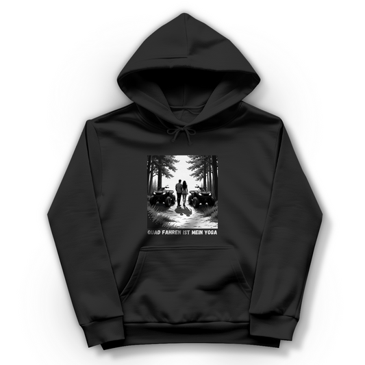 Damen Hoodie Quad fahren ist mein Yoga