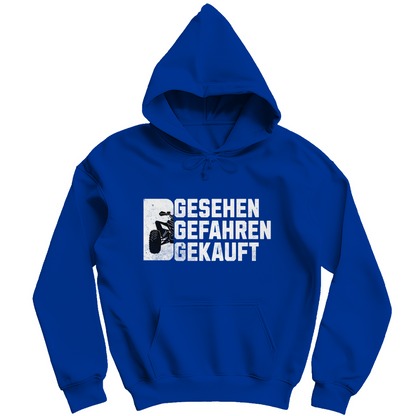 Herren Hoodie Gesehen.Gefahren.Gekauft
