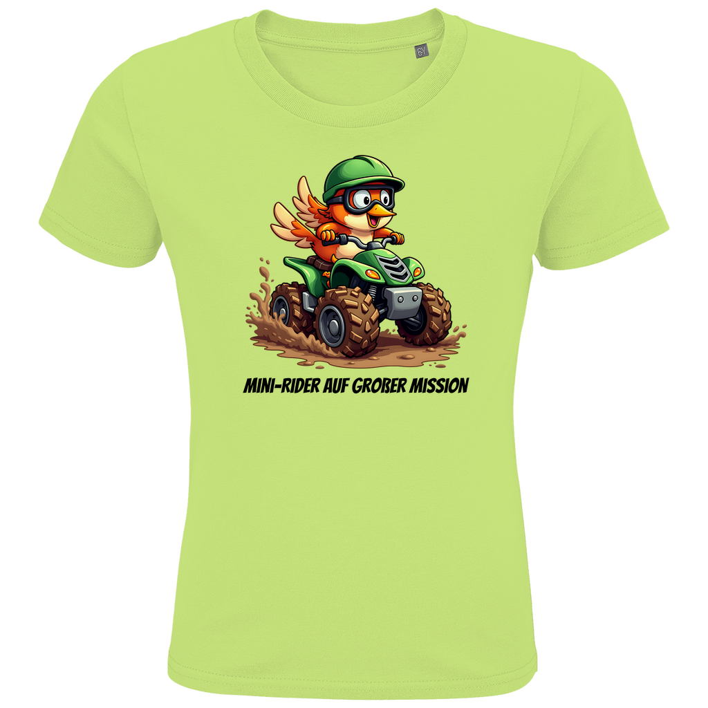 T-shirt bio premium pour enfant Quad Mini Rider