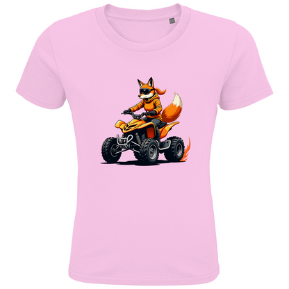 Kinder Premium Bio T-Shirt Quad FuchsLady