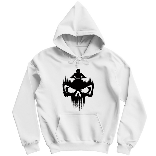 Sweat à capuche pour homme Quad Skull