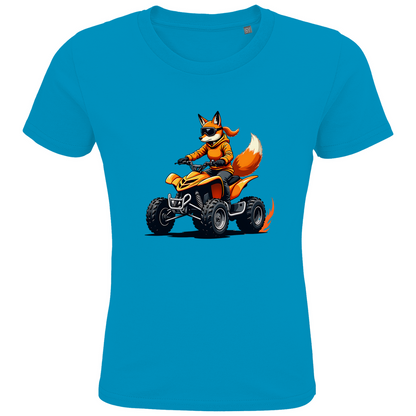 Kinder Premium Bio T-Shirt Quad FuchsLady
