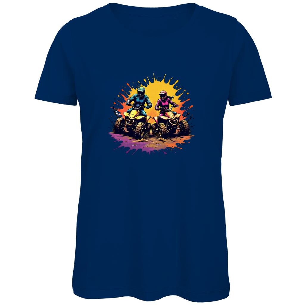 Damen Premium Bio T-Shirt Quad Offroad