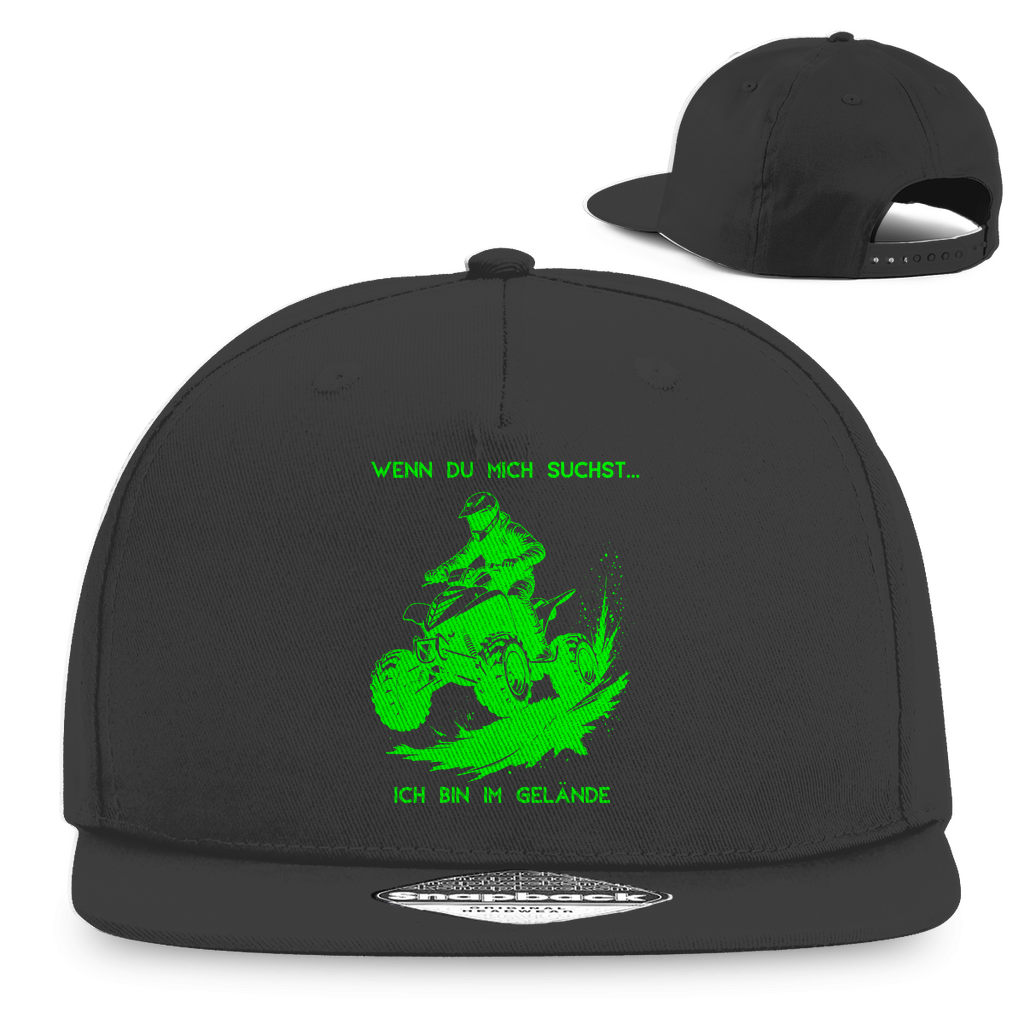 Snapback Rapper Cap Quad wenn du mich suchst